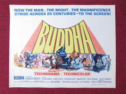 BUDDHA HALF SHEET (22"x 28") POSTER KOJIRO HONGO CHARITO SOLIS 1961 Rendezvous Cinema Movie posters
