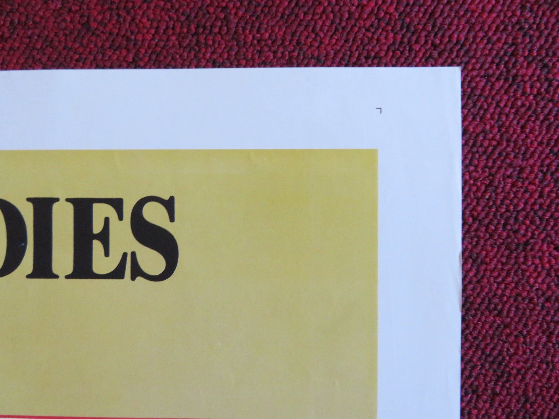 BUDDY BUDDY FOLDED US ONE SHEET POSTER JACK LEMMON WALTER MATTHAU 1981 Rendezvous Cinema Movie posters