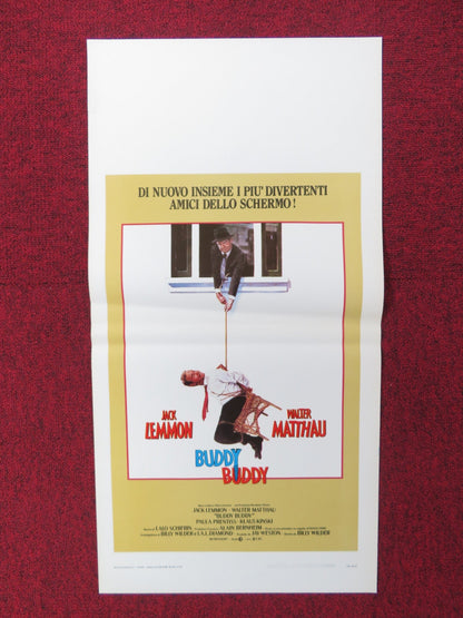 BUDDY BUDDY ITALIAN LOCANDINA POSTER JACK LEMMON WALTER MATTHAU 1981 Rendezvous Cinema Movie posters