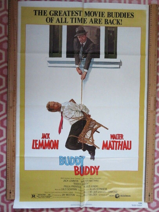 BUDDY BUDDY US ONE SHEET POSTER JACK LEMMON WALTER MATTHAU 1981 - Rendezvous Cinema