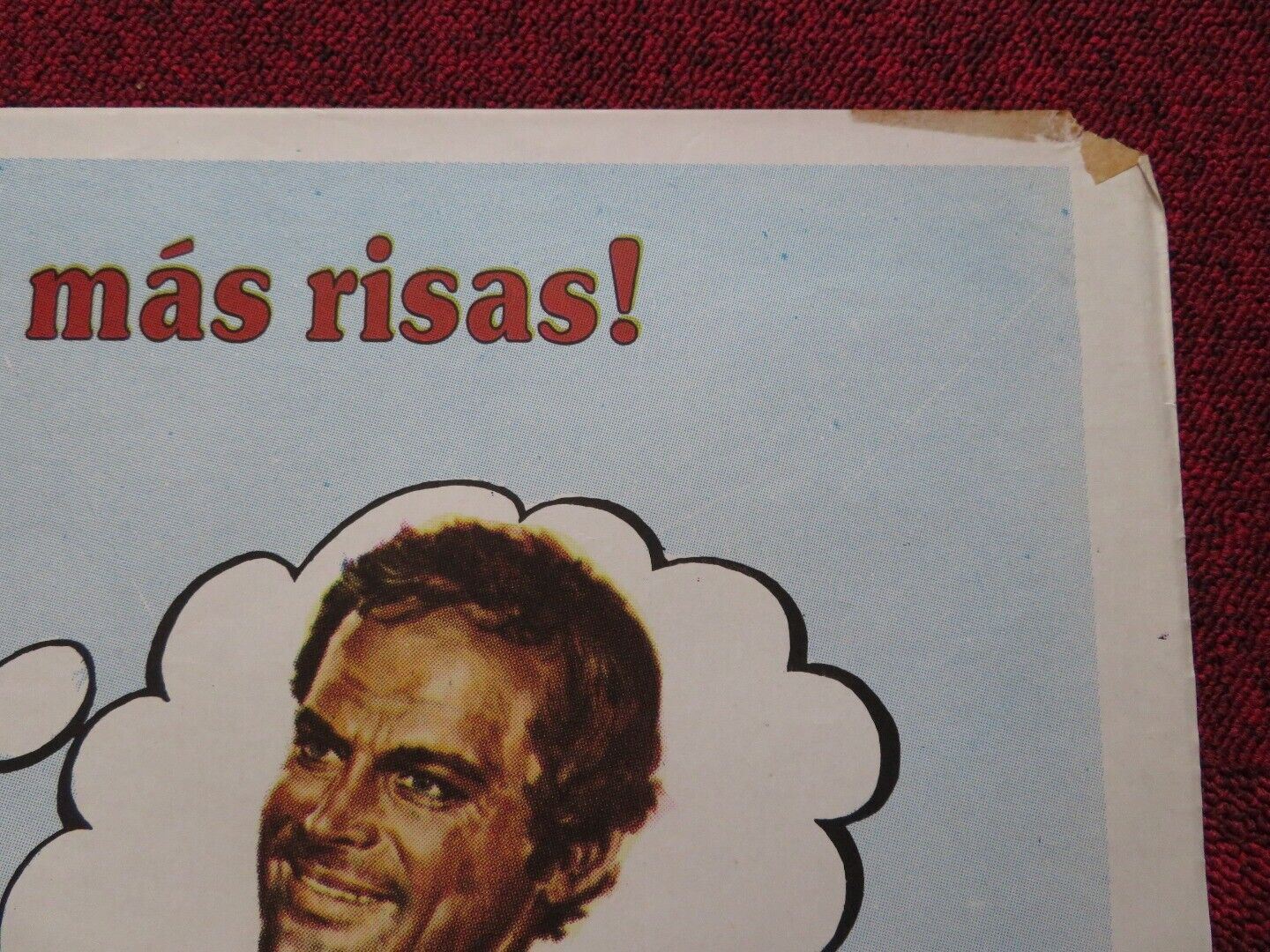 BUDDY GOES WEST FOLDED ARGENTINA POSTER BUD SPENCER JOE BUGNER 1980 - Rendezvous Cinema