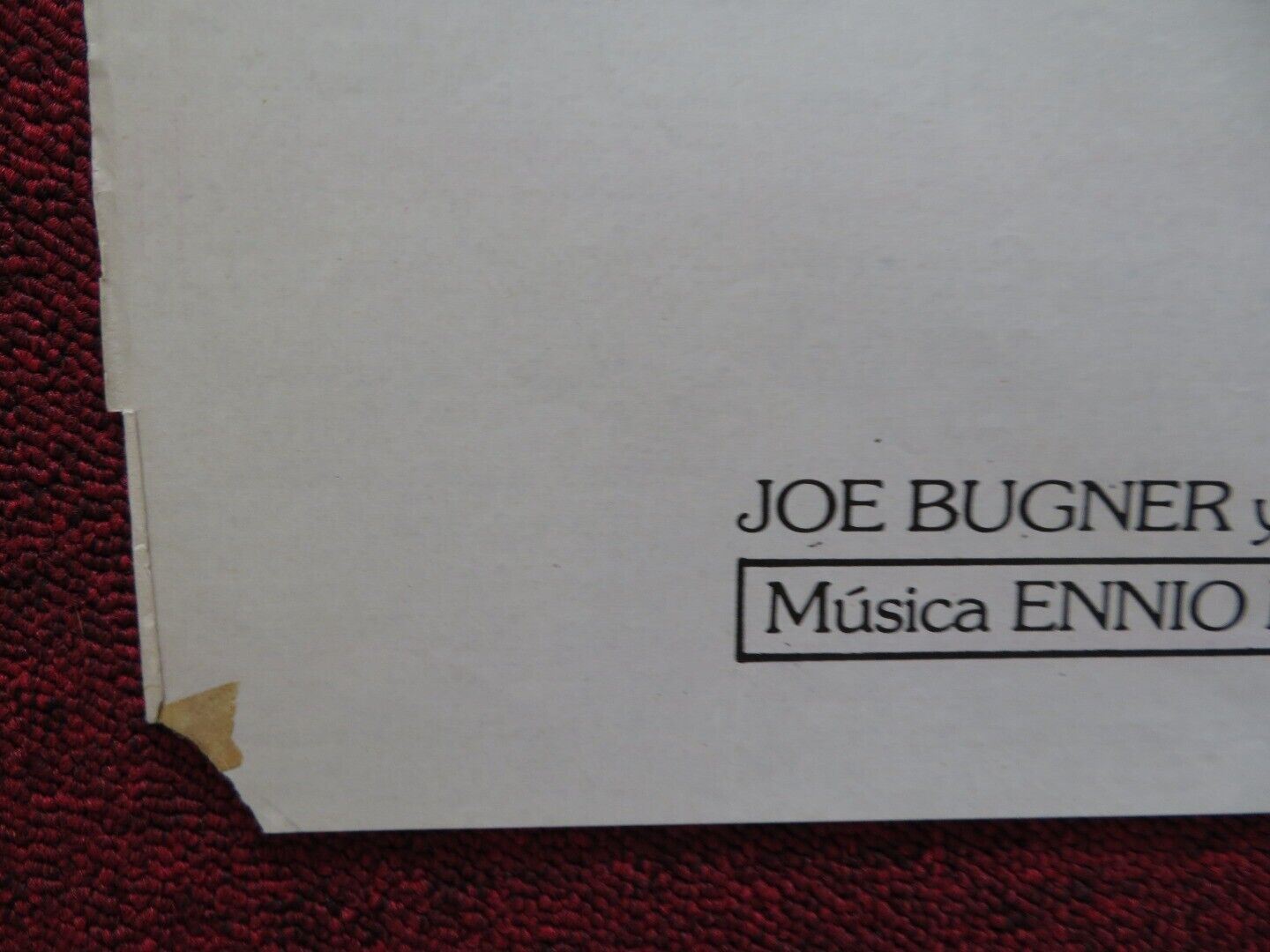 BUDDY GOES WEST FOLDED ARGENTINA POSTER BUD SPENCER JOE BUGNER 1980 - Rendezvous Cinema