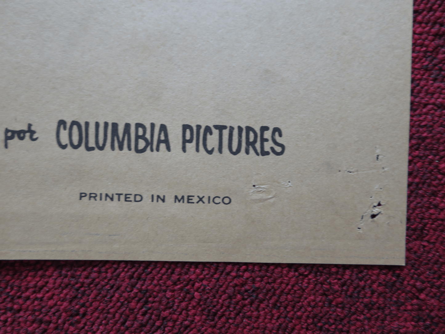 BUENAS NOCHES, ANO NUEVO FOLDED MEXICAN POSTER MONNA BELL FANNY CANO 1964 Rendezvous Cinema Movie posters