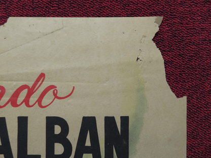 BUENAS NOCHES, ANO NUEVO FOLDED MEXICAN POSTER MONNA BELL FANNY CANO 1964 Rendezvous Cinema Movie posters