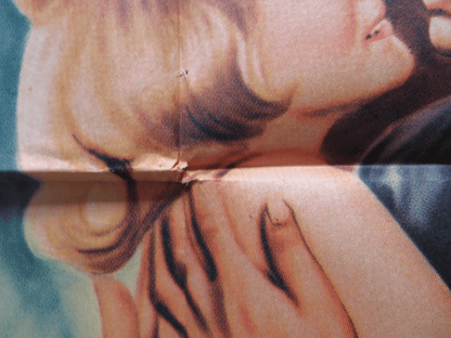 BUENAS NOCHES, ANO NUEVO FOLDED MEXICAN POSTER MONNA BELL FANNY CANO 1964 Rendezvous Cinema Movie posters