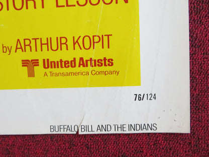 BUFFALO BILL AND THE INDIANS, OR SITTING... FOLDED US ONE SHEET POSTER 1976 Rendezvous Cinema Movie posters