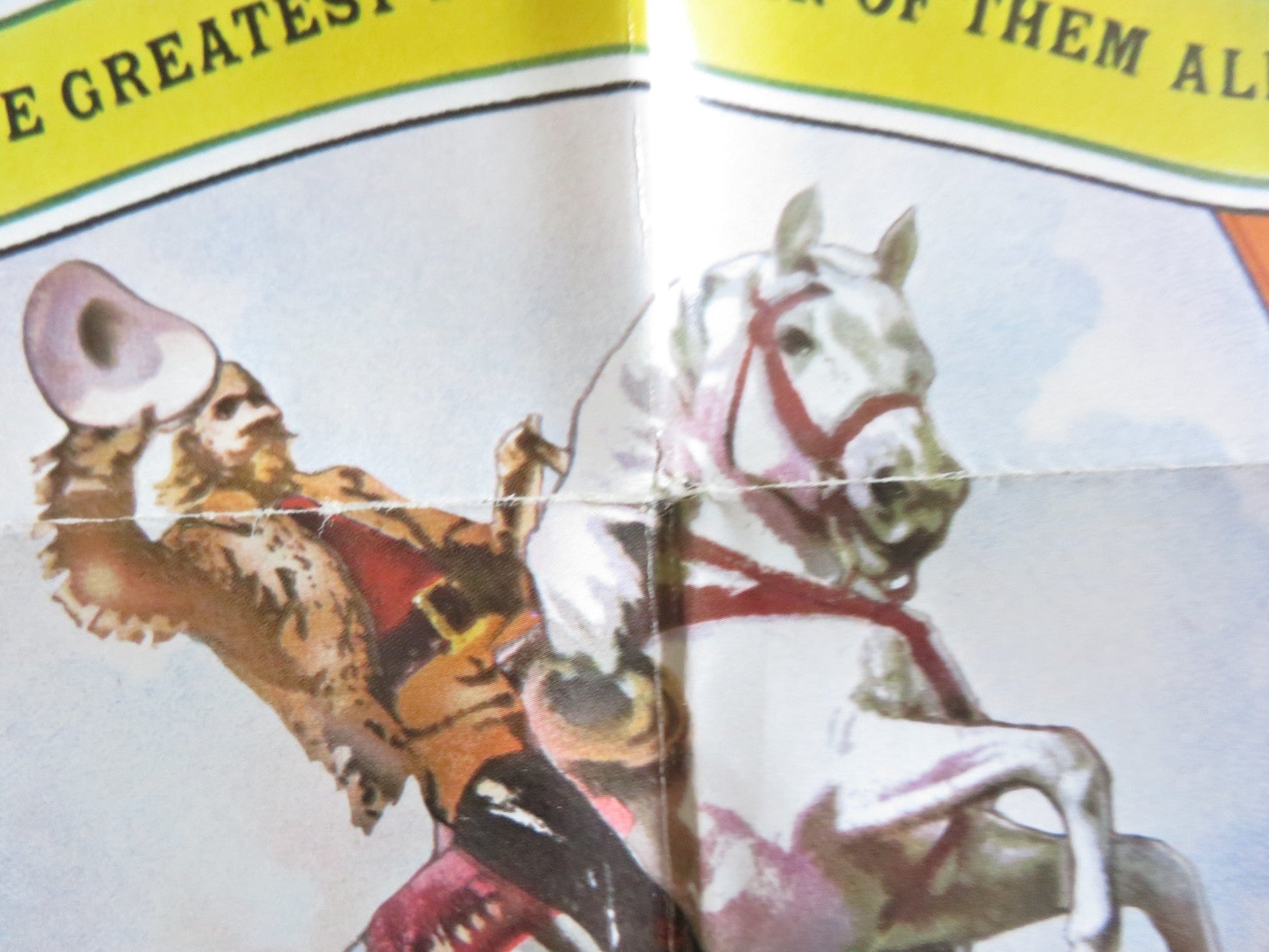 BUFFALO BILL AND THE INDIANS, OR SITTING... FOLDED US ONE SHEET POSTER 1976 Rendezvous Cinema Movie posters