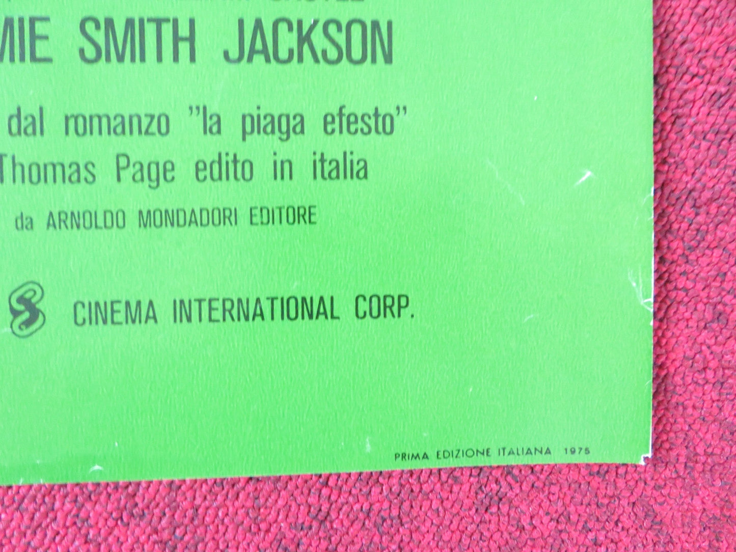 BUG - A ITALIAN FOTOBUSTA POSTER BRADFORD DILLMAN JOANNA MILES 1975 Rendezvous Cinema Movie posters