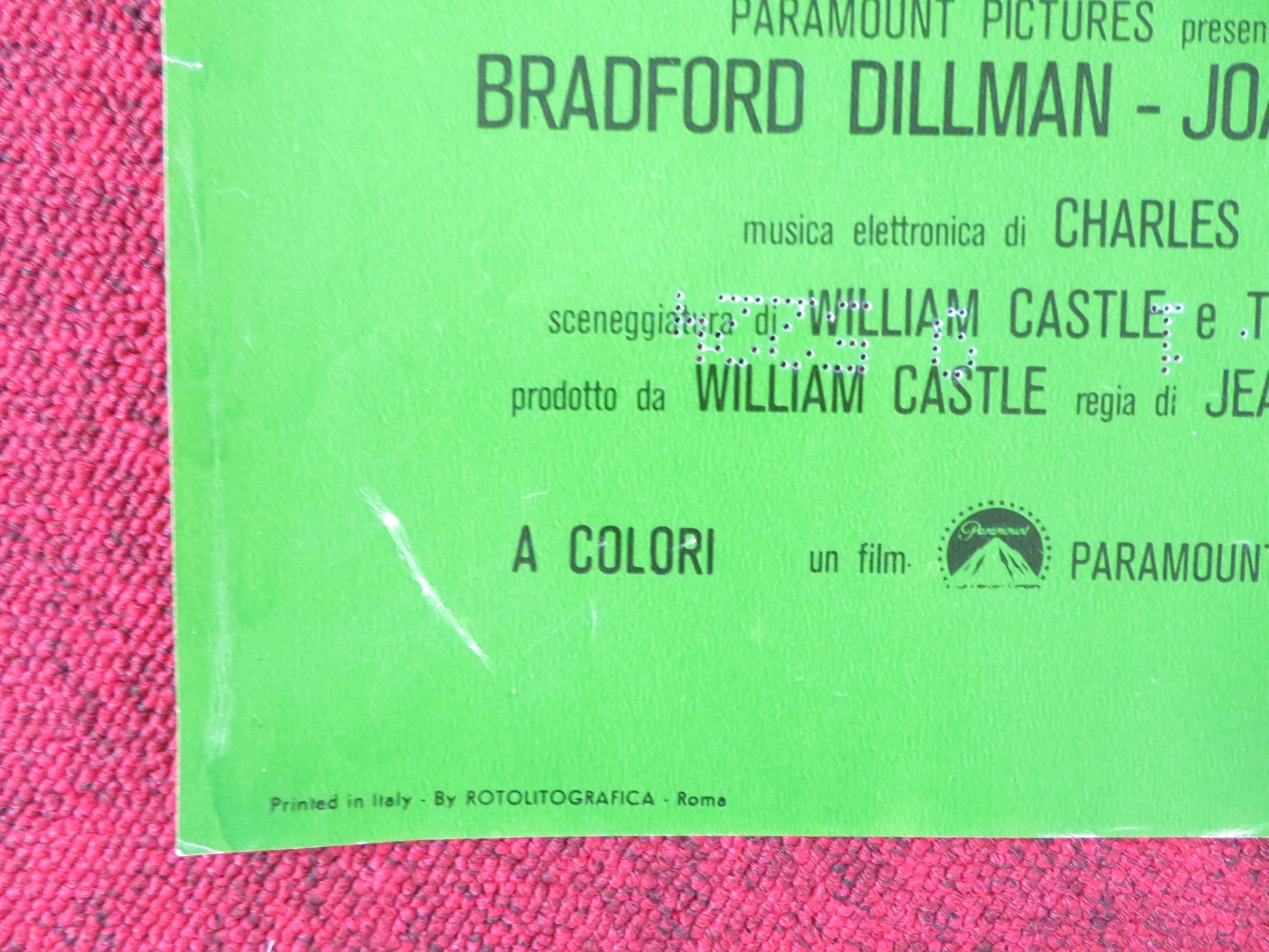 BUG - A ITALIAN FOTOBUSTA POSTER BRADFORD DILLMAN JOANNA MILES 1975 Rendezvous Cinema Movie posters