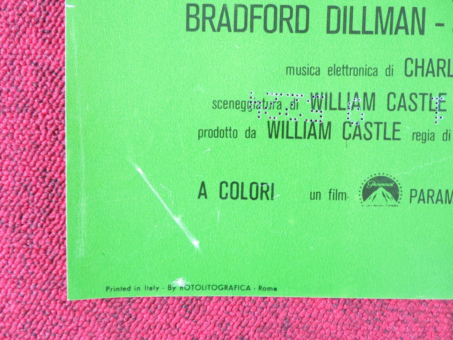 BUG - F ITALIAN FOTOBUSTA POSTER BRADFORD DILLMAN JOANNA MILES 1975 Rendezvous Cinema Movie posters