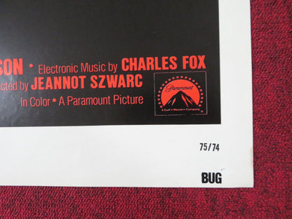 BUG FOLDED US ONE SHEET POSTER BRADFORD DILLMAN JOANNA MILES 1975 Rendezvous Cinema Movie posters