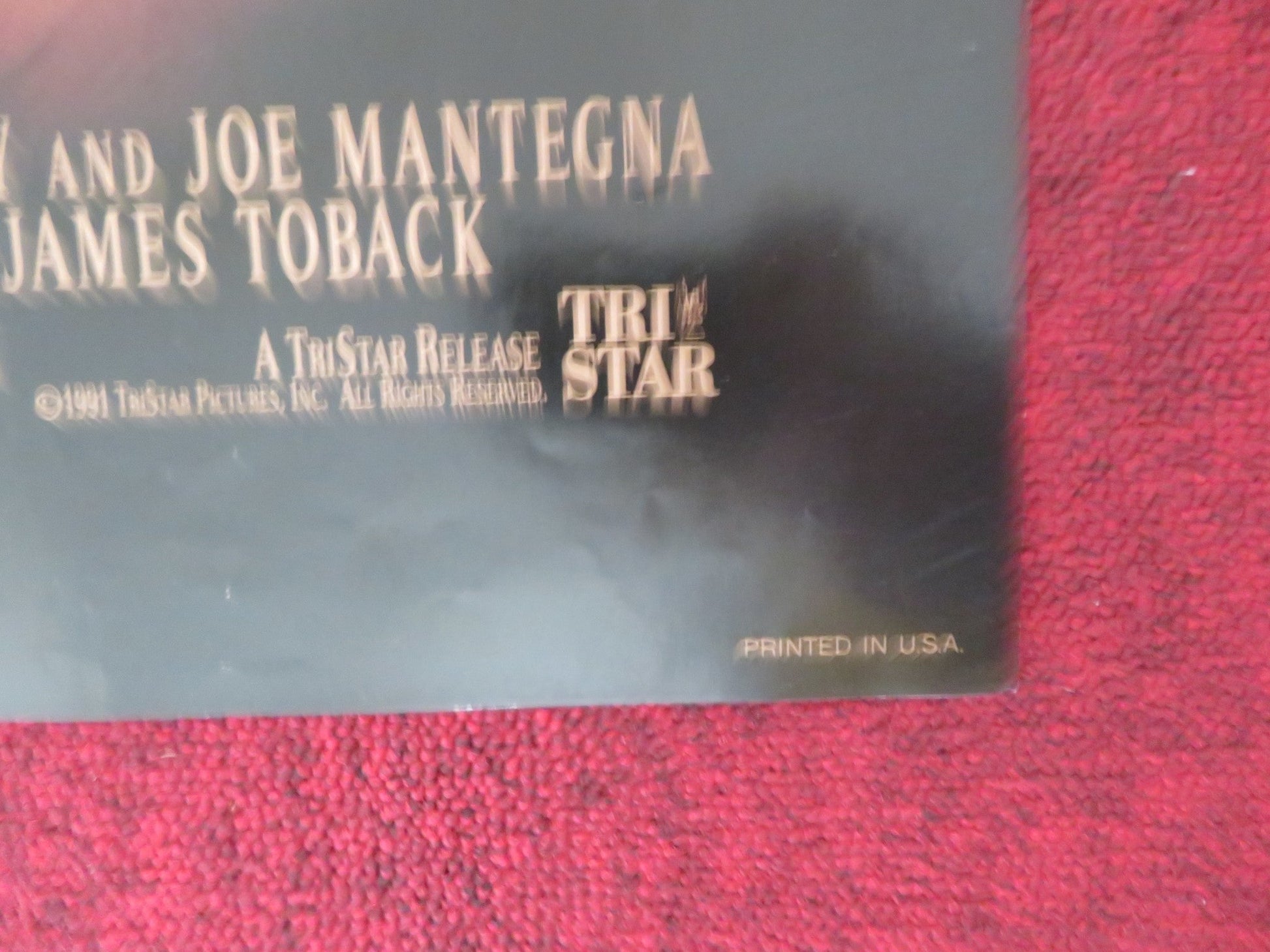 BUGSY FOLDED US ONE SHEET POSTER WARREN BEATTY ANNETTE BENING 1991 Rendezvous Cinema Movie posters