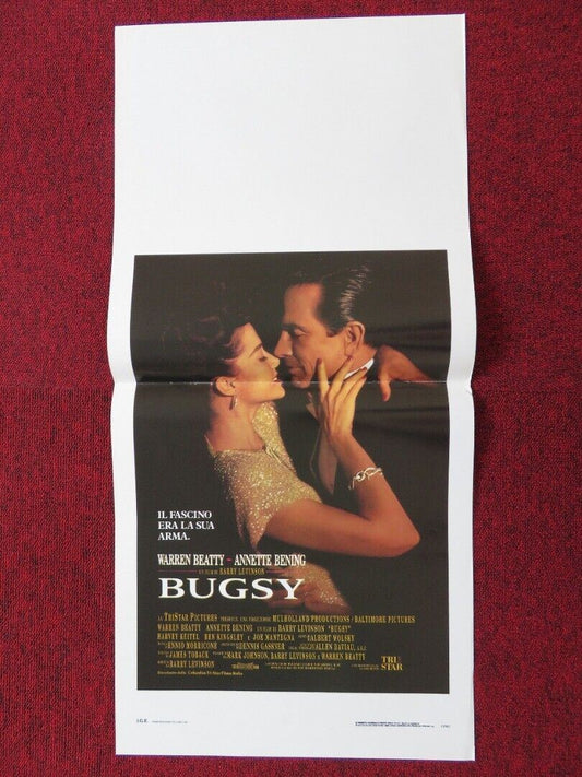 BUGSY ITALIAN LOCANDINA (27.5"x13") POSTER WARREN BEATTY ANNEETTE BENING 1992 Movie posters