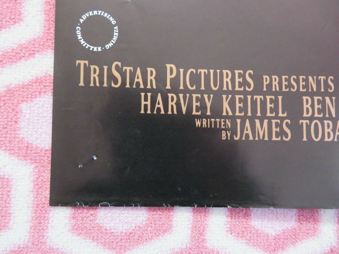 BUGSY UK ORIGINAL QUAD POSTER OSCAR NOMINATION WARREN BEATTY ANNETTE BENING RARE Movie posters