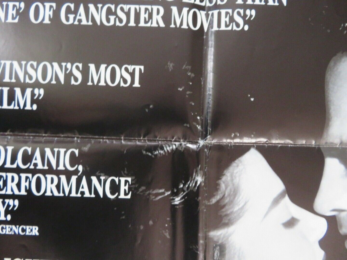 BUGSY US ONE SHEET FOLDED POSTER ANNETTE BENING WARREN BEATTY 1991 Movie posters