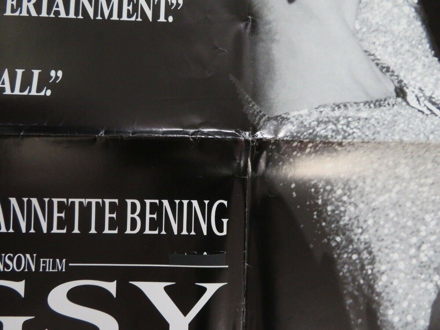 BUGSY US ONE SHEET FOLDED POSTER ANNETTE BENING WARREN BEATTY 1991 Movie posters