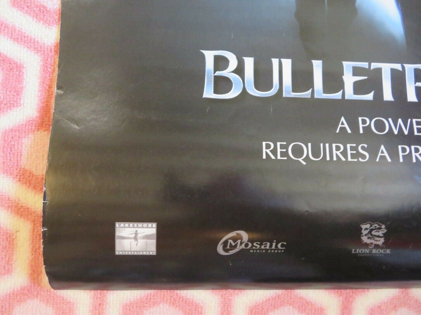 BULLET PROOF MONK US ROLLED POSTER CHOW YUN - FAT SEAN WILLIAM SCOTT 2003 Rendezvous Cinema Movie posters