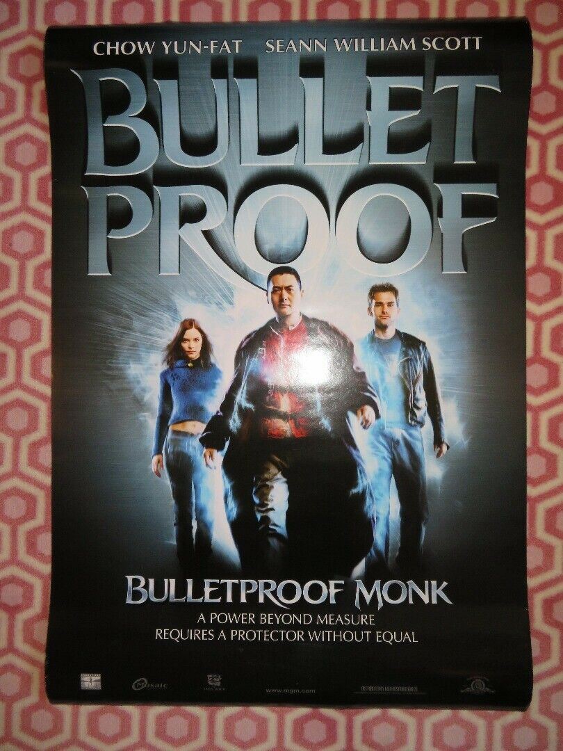 BULLET PROOF MONK US ROLLED POSTER CHOW YUN - FAT SEAN WILLIAM SCOTT 2003 Rendezvous Cinema Movie posters