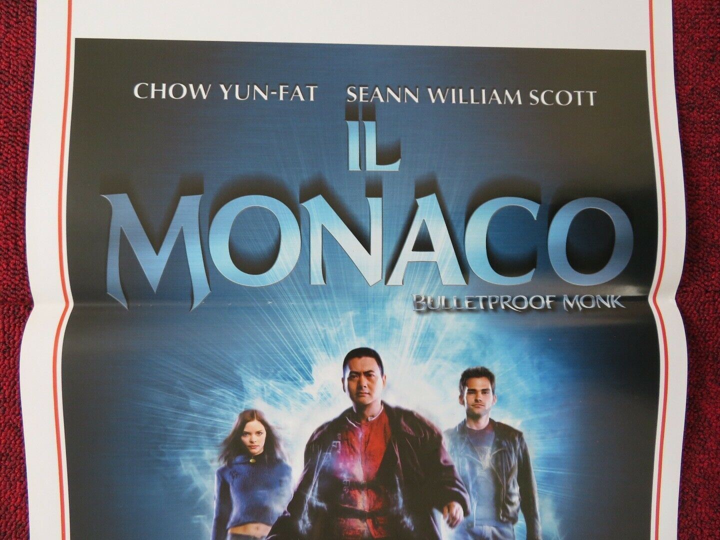 BULLETPROOF MONK ITALIAN LOCANDINA (27.5"x13") POSTER CHOW YUN - FAT 2003 Movie posters