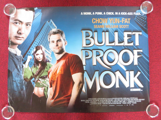 BULLETPROOF MONK UK QUAD ROLLED POSTER CHOW YUN - FAT SEANN WILLIAM SCOTT 2003 Rendezvous Cinema Movie posters