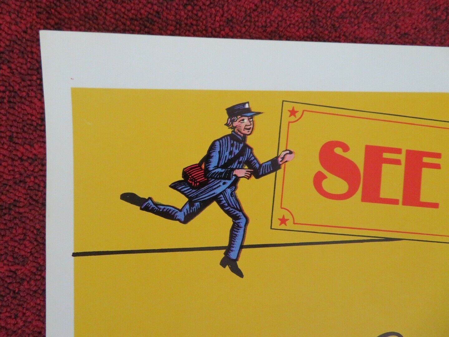 BULLWHIP GRIFFIN FOLDED US ONE SHEET POSTER DISNEY RODDY MCDOWALL 1967 Movie posters