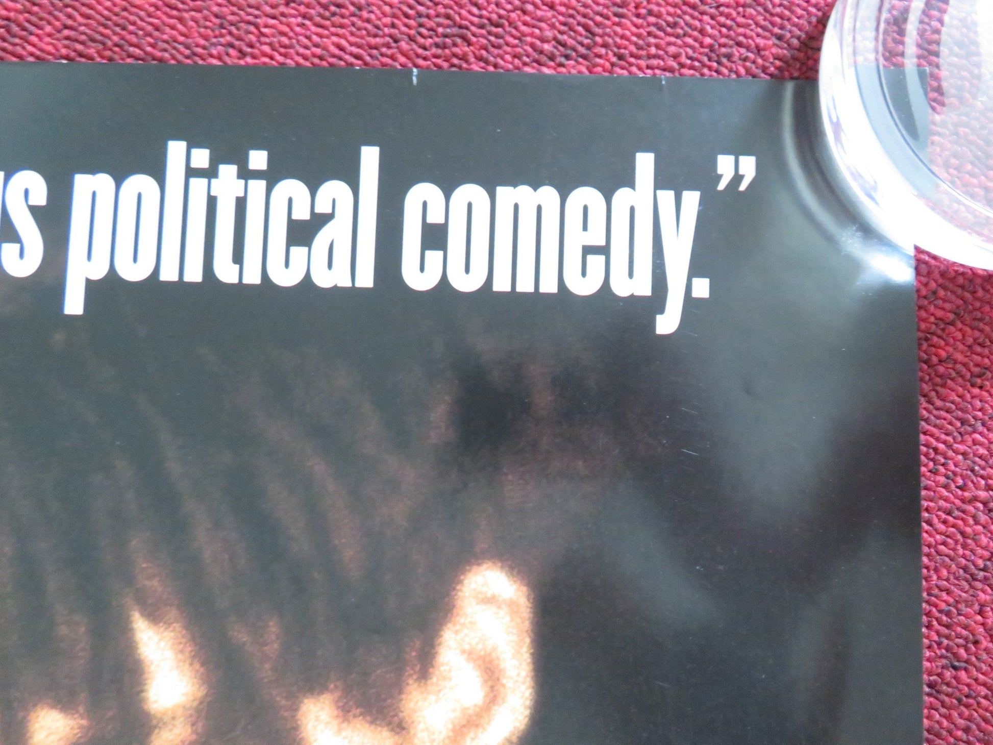 BULWORTH UK QUAD (30"x 40") ROLLED POSTER WARREN BEATTY HALLE BERRY 1998 Rendezvous Cinema Movie posters