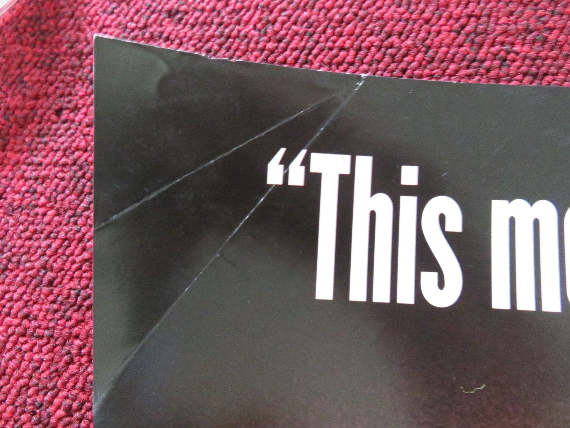 BULWORTH UK QUAD (30"x 40") ROLLED POSTER WARREN BEATTY HALLE BERRY 1998 Rendezvous Cinema Movie posters