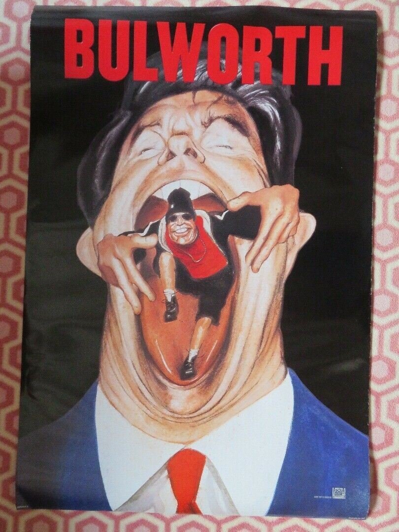 BULWORTH US ONE SHEET ROLLED POSTER WARREN BEATTY SEAN ASTIN 1987 Movie posters