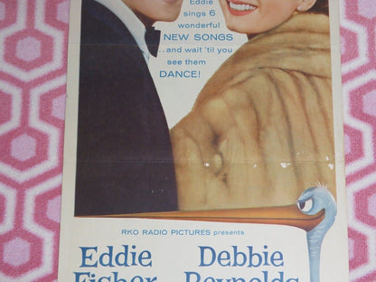 BUNDLE OF JOY US INSERT (14"x 36") POSTER EDDIE FISHER DEBBIE REYNOLDS 1956 Movie posters