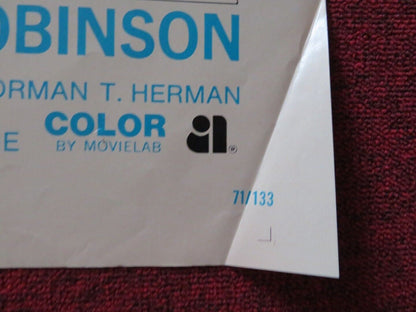 BUNNY O'HARE FOLDED US ONE SHEET POSTER BETTE DAVIS ERNEST BORGNINE 1971 Movie posters