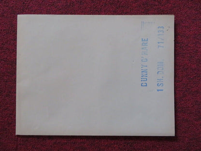 BUNNY O'HARE FOLDED US ONE SHEET POSTER BETTE DAVIS ERNEST BORGNINE 1971 Movie posters