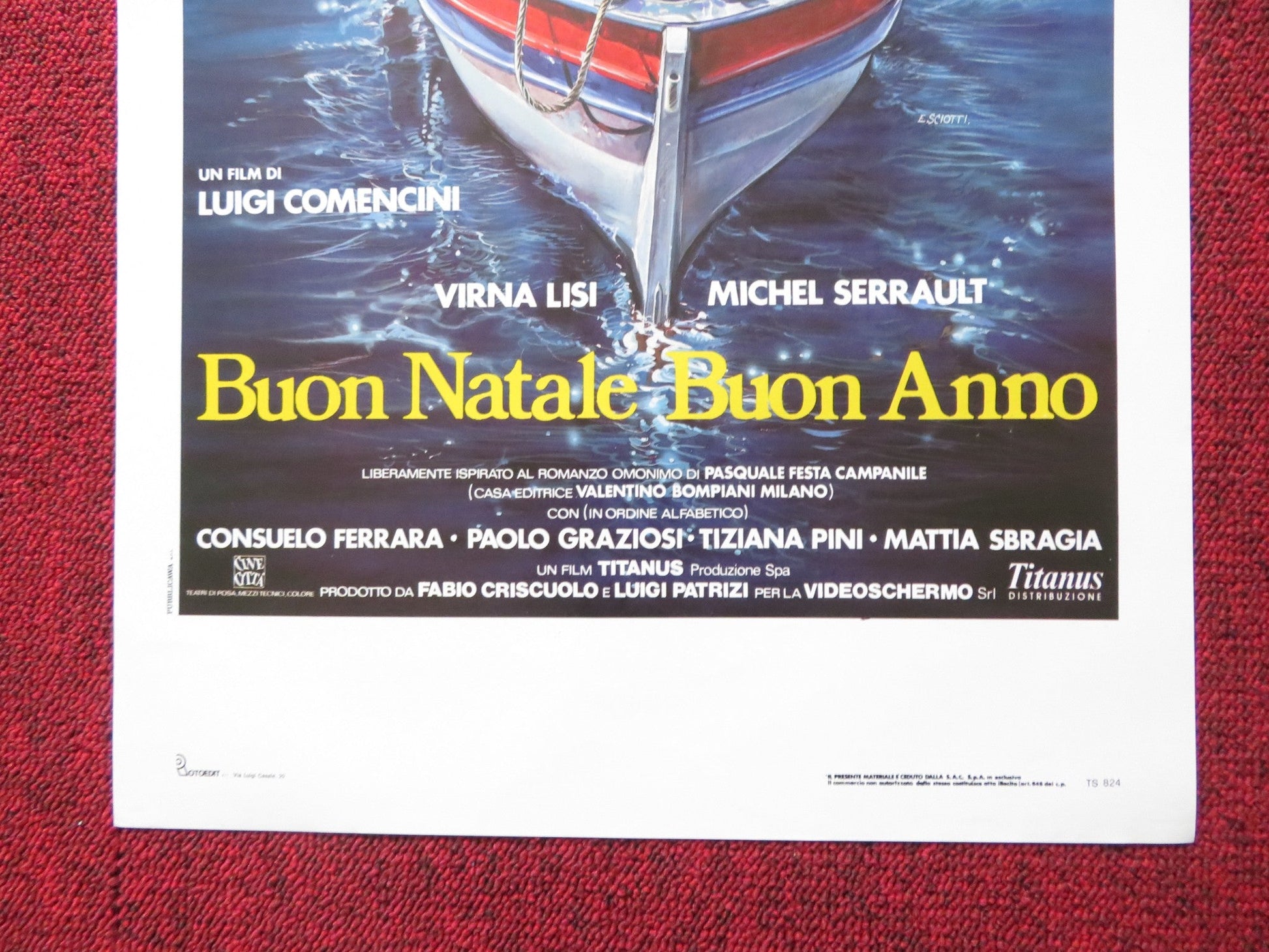 BUON NATALE BUON ANNO ITALIAN LOCANDINA POSTER VIRNA LISI MICHEL SERRAULT 1989 Rendezvous Cinema Movie posters