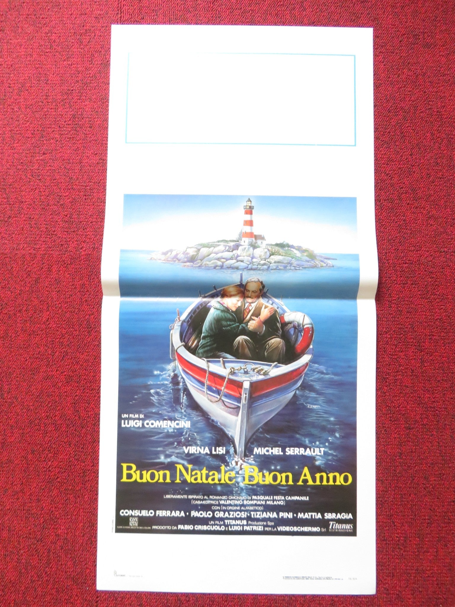 BUON NATALE BUON ANNO ITALIAN LOCANDINA POSTER VIRNA LISI MICHEL SERRAULT 1989 Rendezvous Cinema Movie posters