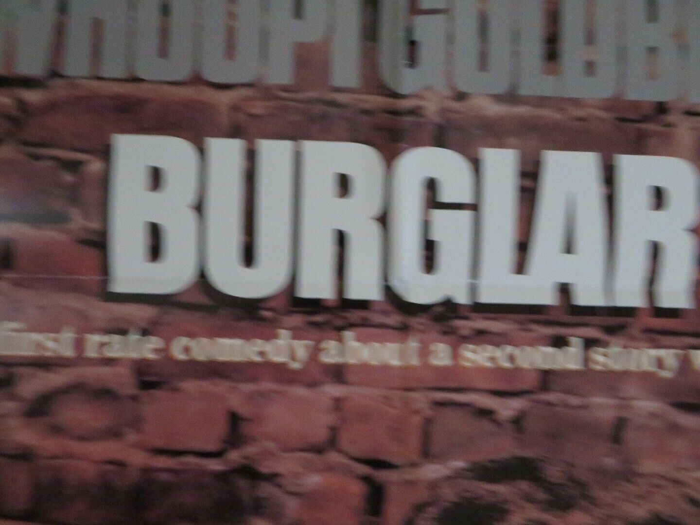 BURGLAR US ONE SHEET POSTER WHOOPI GOLDERG 1987 Movie posters