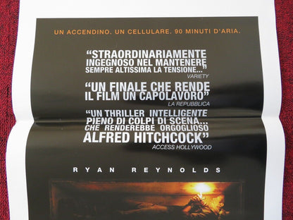 BURIED ITALIAN LOCANDINA (27.5"x13") POSTER RYAN REYNOLDS ROBERT PATERSON 2010 Movie posters