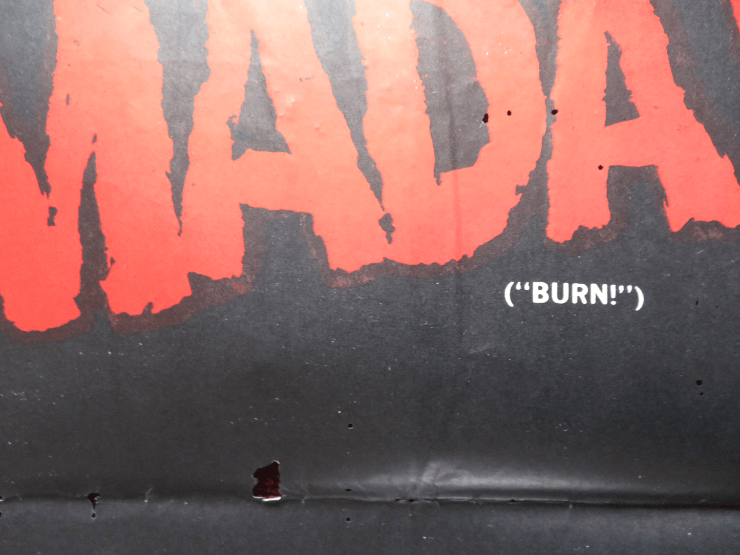 BURN FOLDED ARGENTINA ONE SHEET POSTER MARLON BRANDO EVARISTO MARQUEZ 1969 Rendezvous Cinema Movie posters