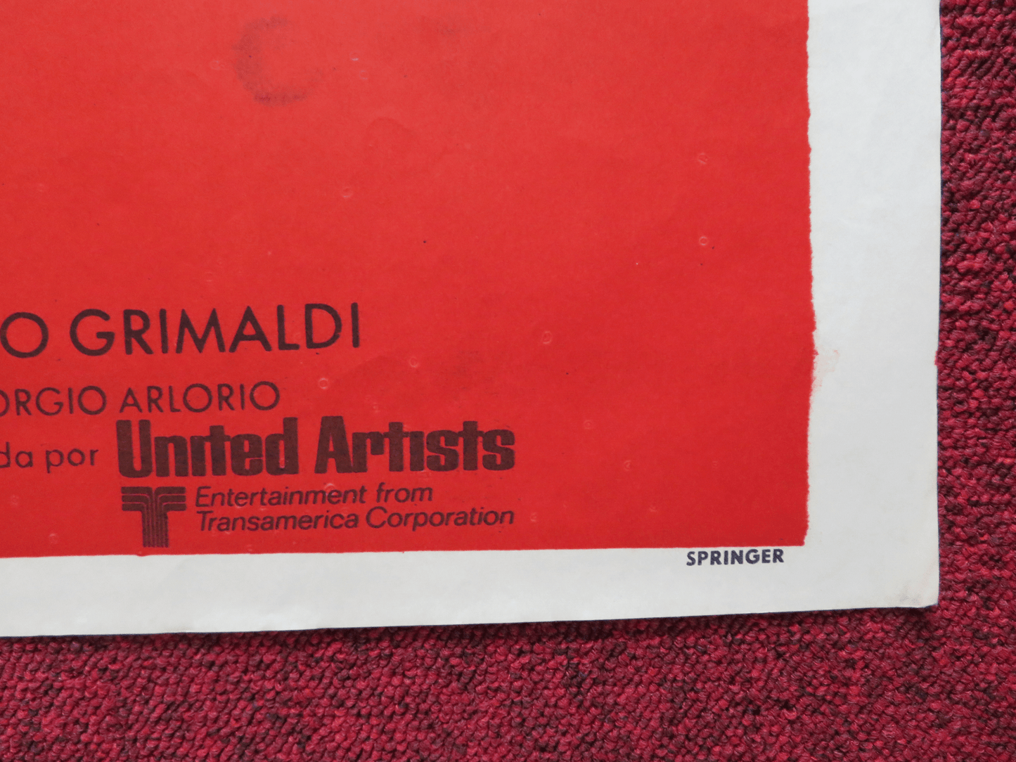 BURN FOLDED ARGENTINA ONE SHEET POSTER MARLON BRANDO EVARISTO MARQUEZ 1969 Rendezvous Cinema Movie posters