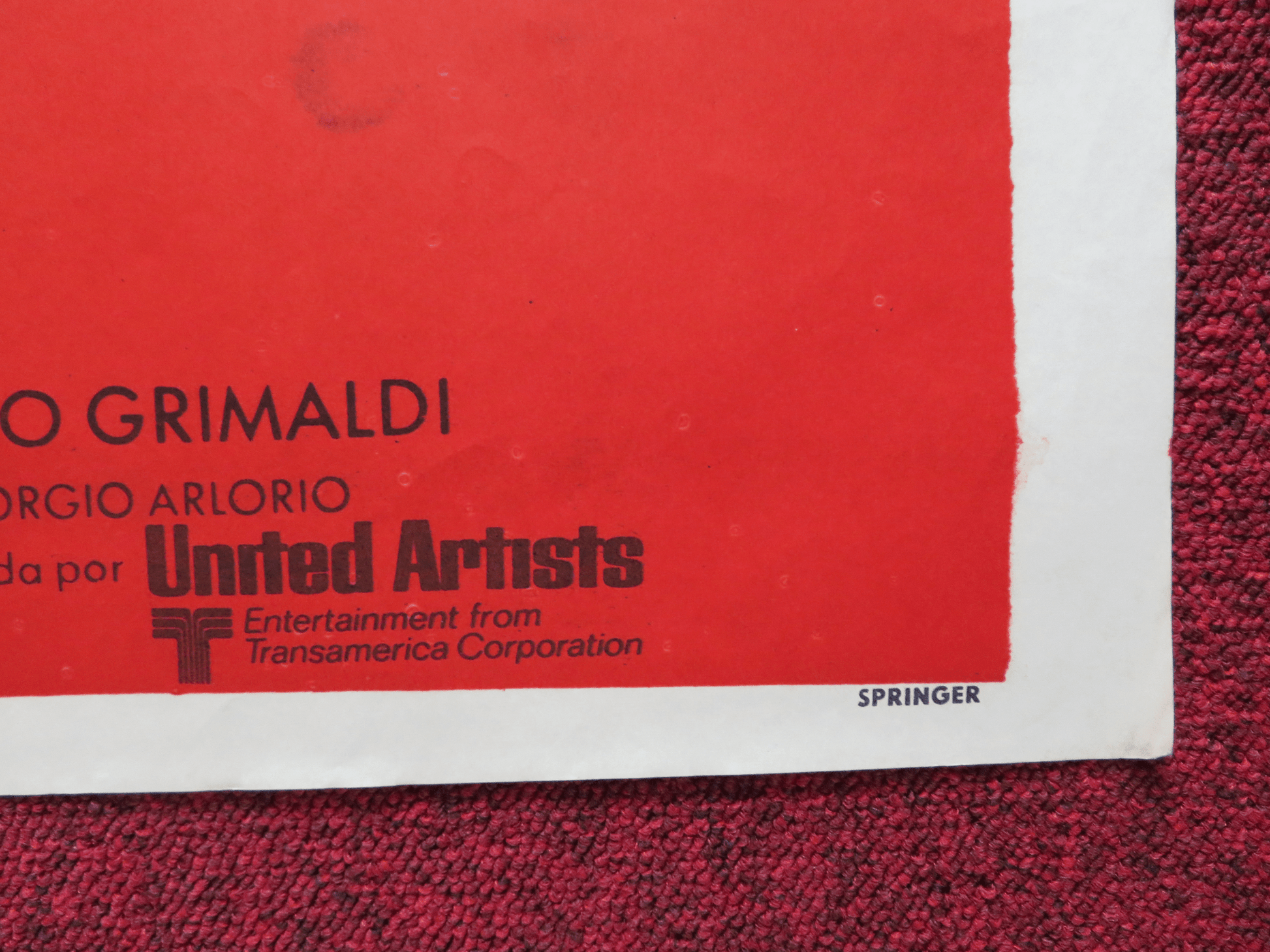 BURN FOLDED ARGENTINA ONE SHEET POSTER MARLON BRANDO EVARISTO MARQUEZ 1969 Rendezvous Cinema Movie posters