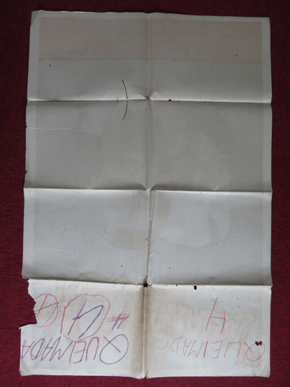 BURN FOLDED ARGENTINA ONE SHEET POSTER MARLON BRANDO EVARISTO MARQUEZ 1969 Rendezvous Cinema Movie posters