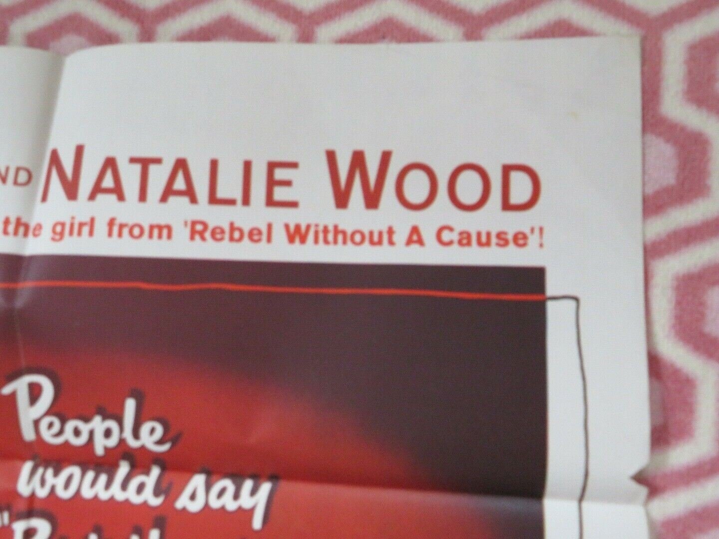 BURNING HILLS US ONE SHEET POSTER TAB HUNTER NATALIE WOOD 1956 Movie posters