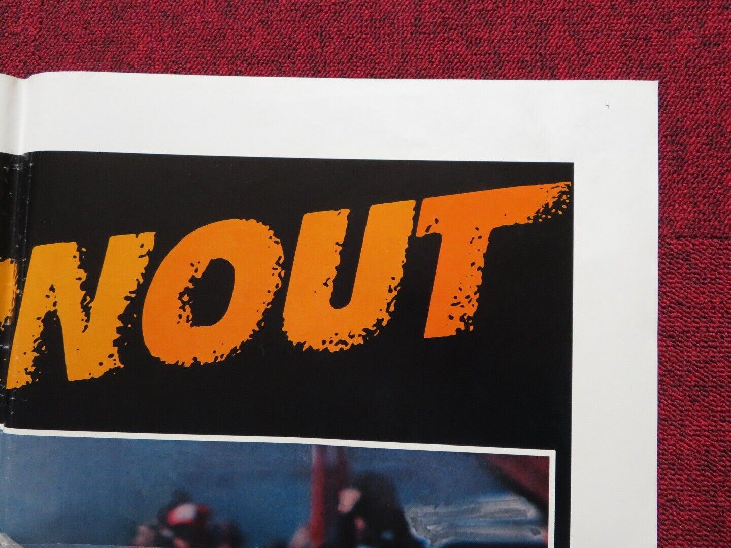 BURNOUT FOLDED US ONE SHEET POSTER MARK SCHNEIDER BOB LOUDEN 1979 Movie posters