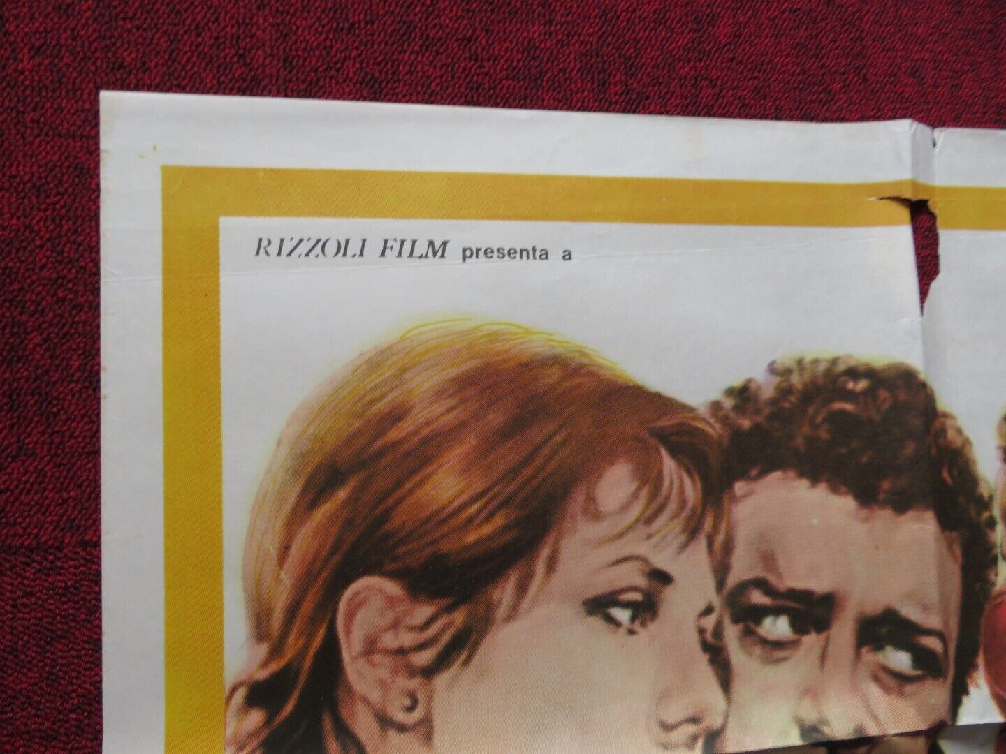 BURNT BY A SCALDING PASSION FOLDED ARGENTINA ONE SHEET POSTER JANE BIRKIN 1976 Movie posters