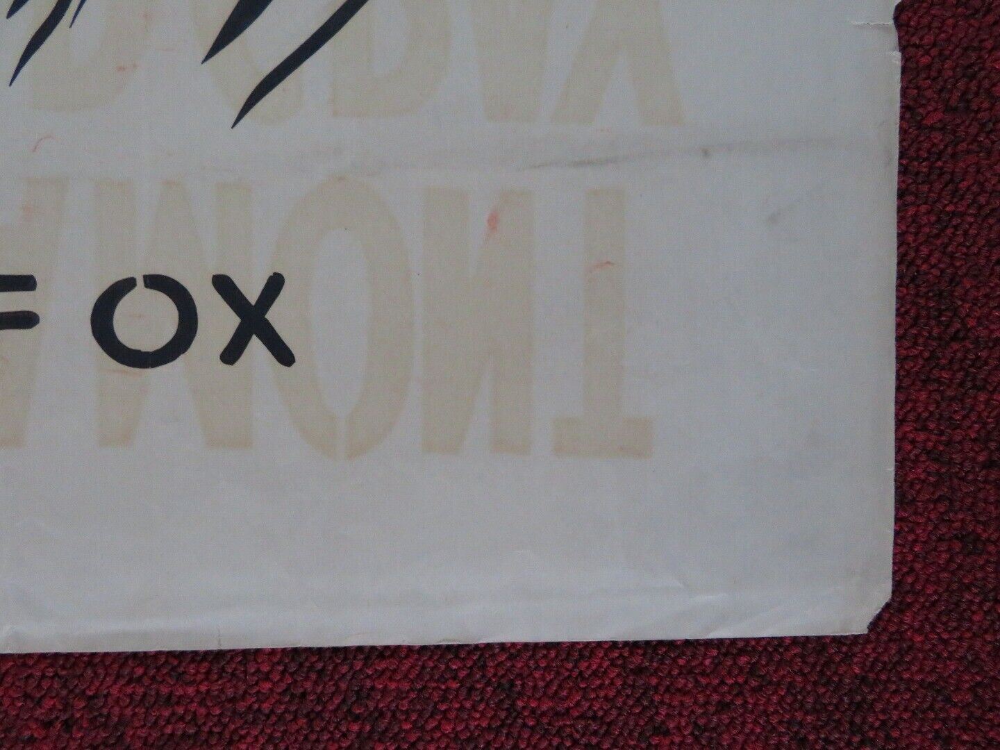 BURNT EVIDENCE FOLDED U.S ONE SHEET POSTER JANE HYLTON DUNCAN LAMONT 1954 Movie posters