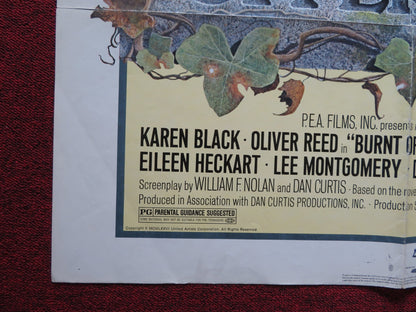 BURNT OFFERINGS STYLE A FOLDED US ONE SHEET POSTER KAREN BLACK OLIVER REED 1976 Rendezvous Cinema Movie posters