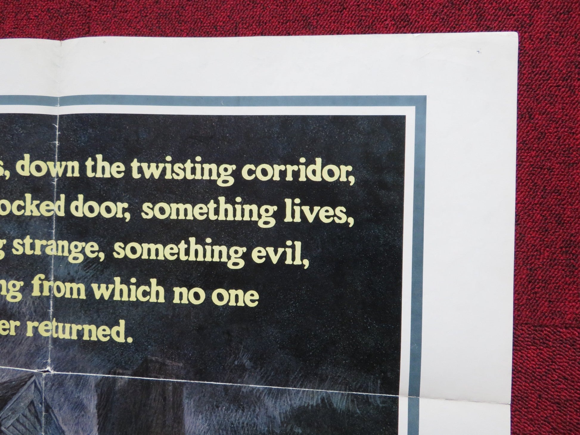 BURNT OFFERINGS STYLE A FOLDED US ONE SHEET POSTER KAREN BLACK OLIVER REED 1976 Rendezvous Cinema Movie posters