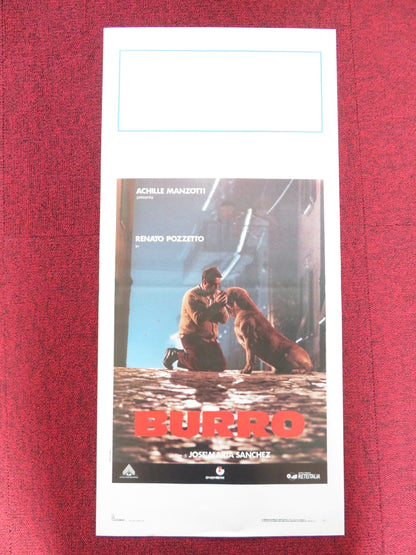 BURRO ITALIAN LOCANDINA POSTER RENATO POZZETTO ELENA SOFIA RICCI 1989 Rendezvous Cinema Movie posters