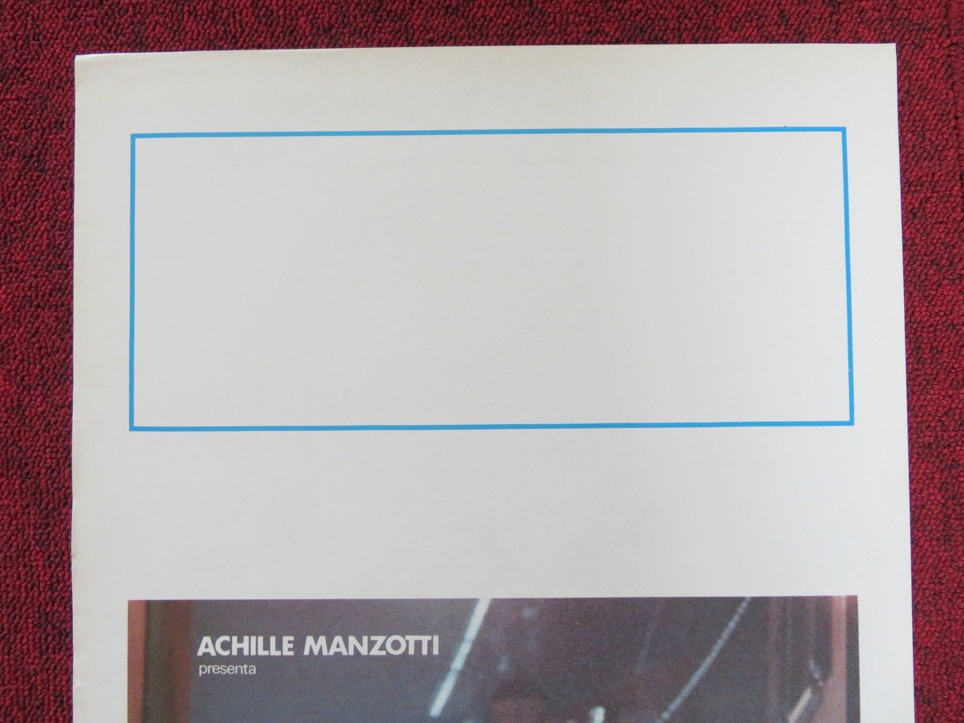 BURRO ITALIAN LOCANDINA POSTER RENATO POZZETTO ELENA SOFIA RICCI 1989 Rendezvous Cinema Movie posters