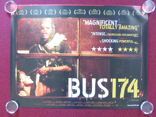 BUS 174 UK QUAD (30"x 40") ROLLED POSTER MARIA APARECIDA 2002 Rendezvous Cinema Movie posters