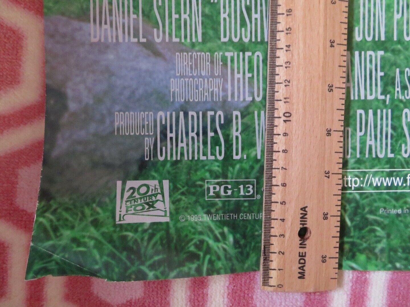 BUSHWHACKED US ONE SHEET ROLLED POSTER DANIEL STERN 1995 - Rendezvous Cinema