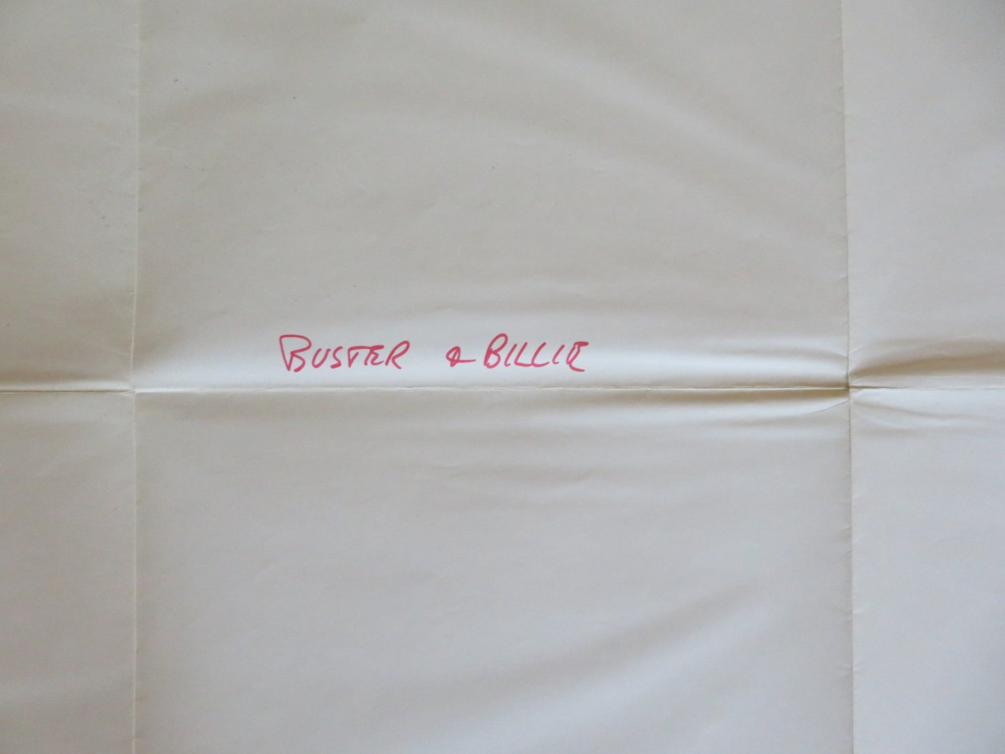 BUSTER AND BILLIE FOLDED US ONE SHEET POSTER J. M. VINCENT ROBERT ENGLUND 1974 Rendezvous Cinema Movie posters